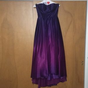 Purple prom dress